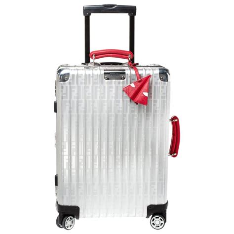 fendi zucca medium rolling luggage